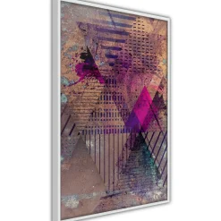 Poster 'Pink Patchwork I'