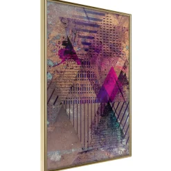 Poster 'Pink Patchwork I'