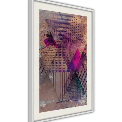 Poster 'Pink Patchwork I'