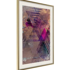 Poster 'Pink Patchwork I'