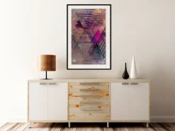 Poster 'Pink Patchwork I'
