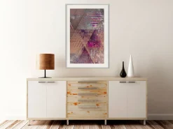 Poster 'Pink Patchwork II'
