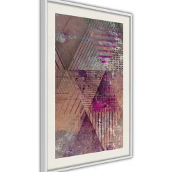 Poster 'Pink Patchwork II'