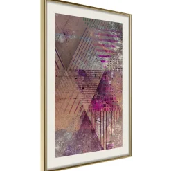 Poster 'Pink Patchwork II'