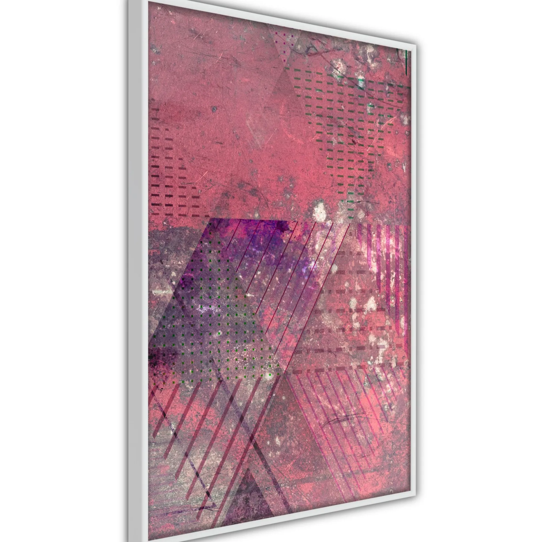 Poster 'Pink Patchwork III'