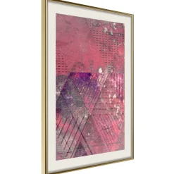 Poster 'Pink Patchwork III'