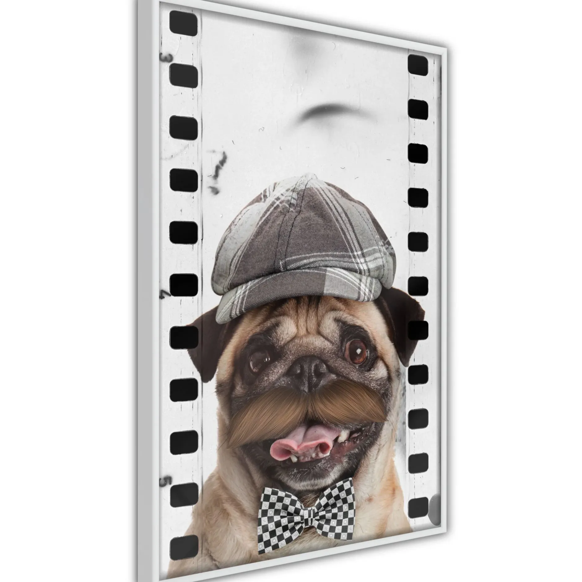 Poster 'Pug In Hat'