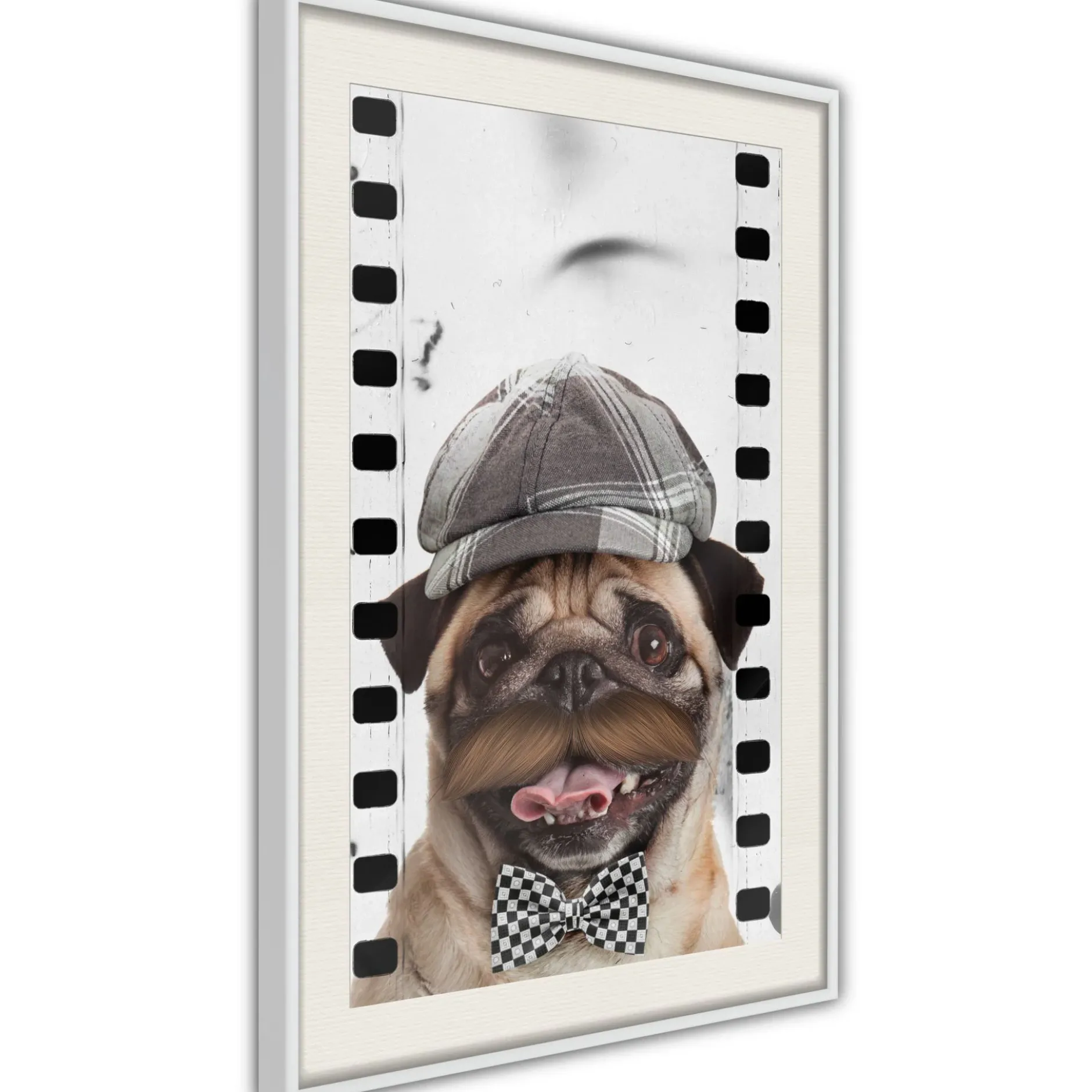 Poster 'Pug In Hat'
