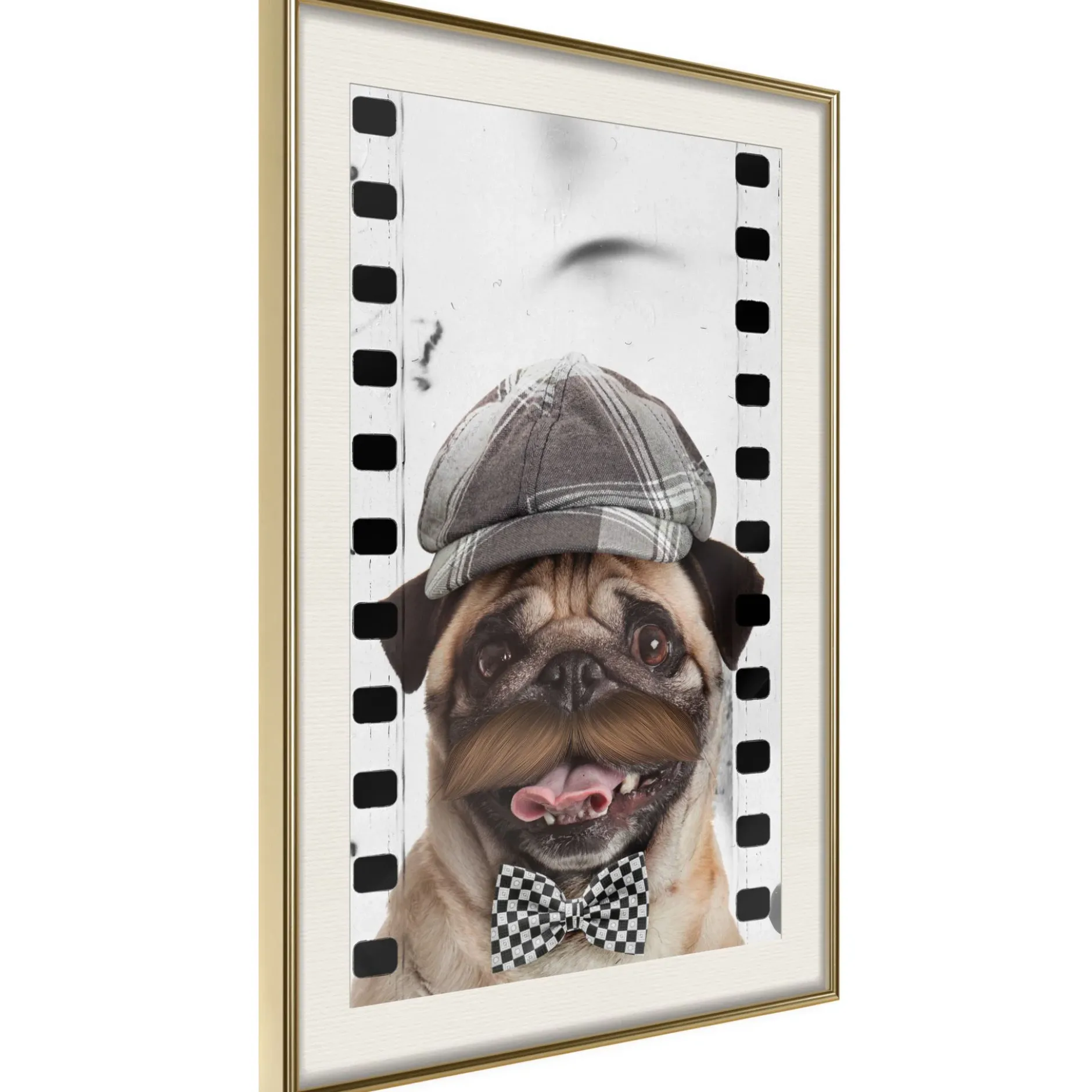 Poster 'Pug In Hat'