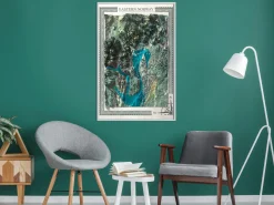 Poster 'Raised Relief Map: Eastern Norway'