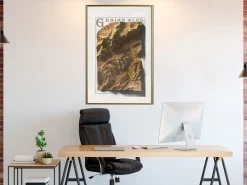 Poster 'Raised Relief Map: Graian Alps'