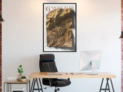 Poster 'Raised Relief Map: Graian Alps'
