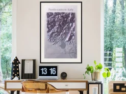 Poster 'Raised Relief Map: North-Eastern Italy'