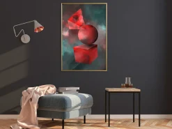 Poster 'Red Solid Figures'