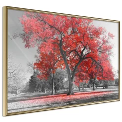 Poster 'Red Tree'