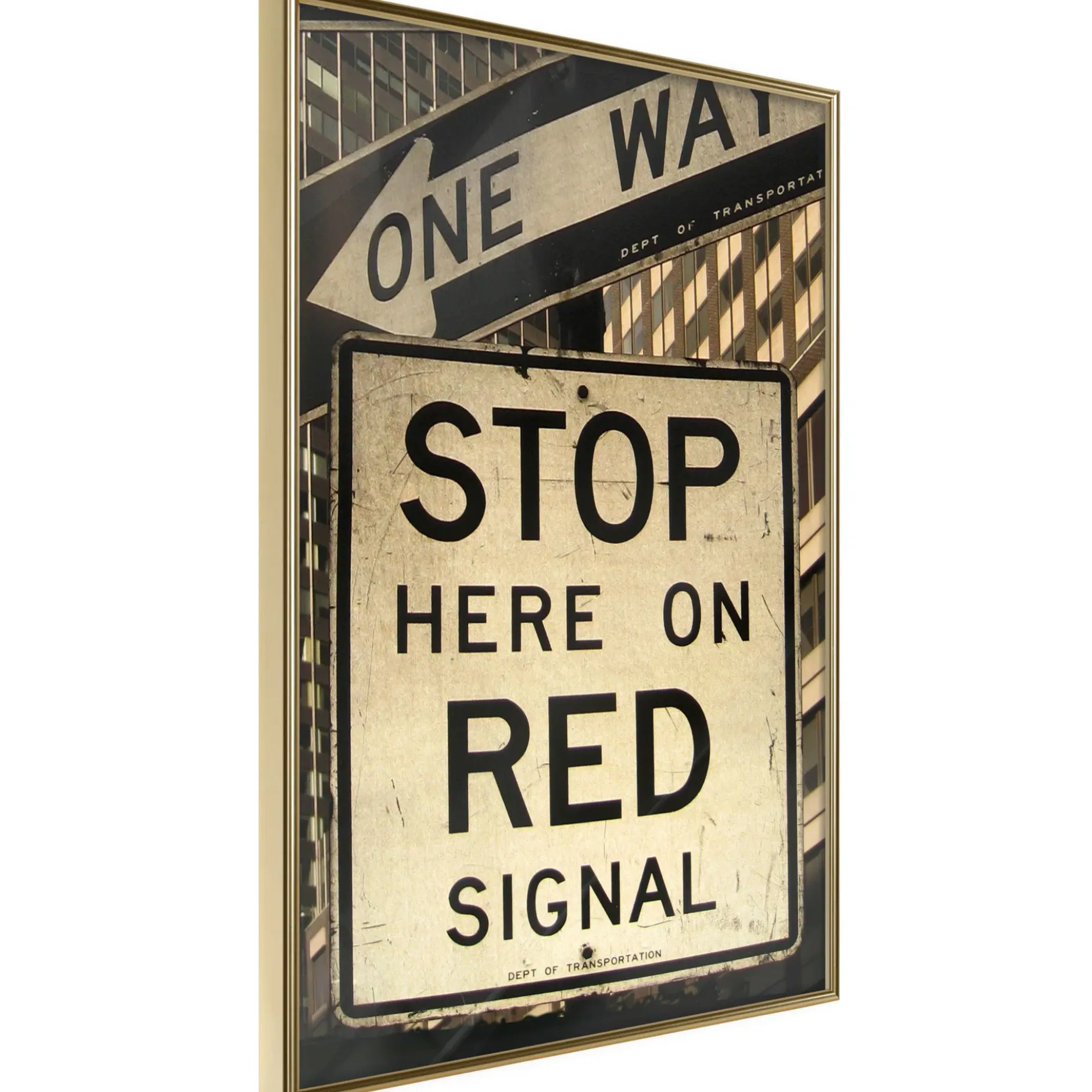 Poster 'Road Signs'