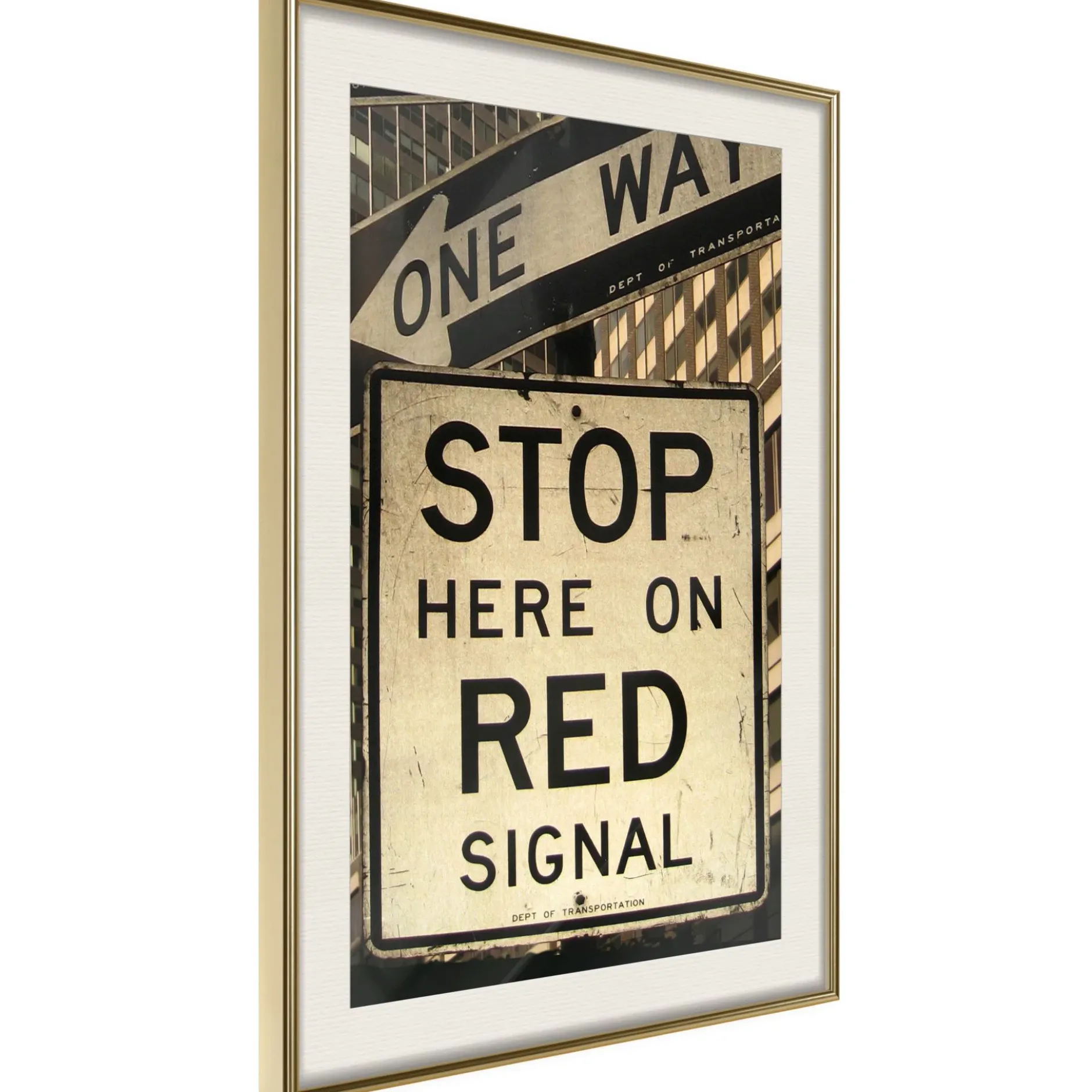 Poster 'Road Signs'