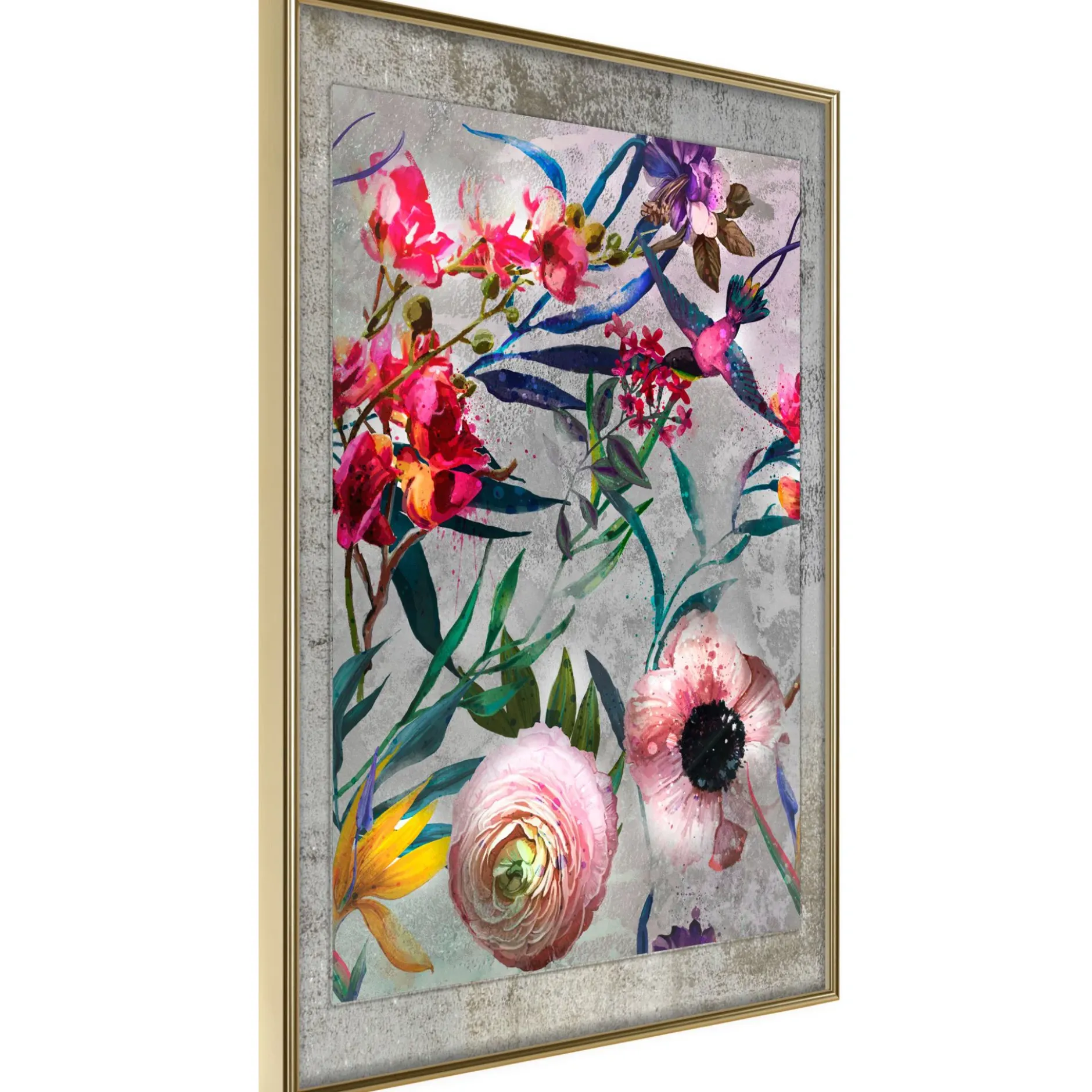 Poster 'Rustic Flowers'