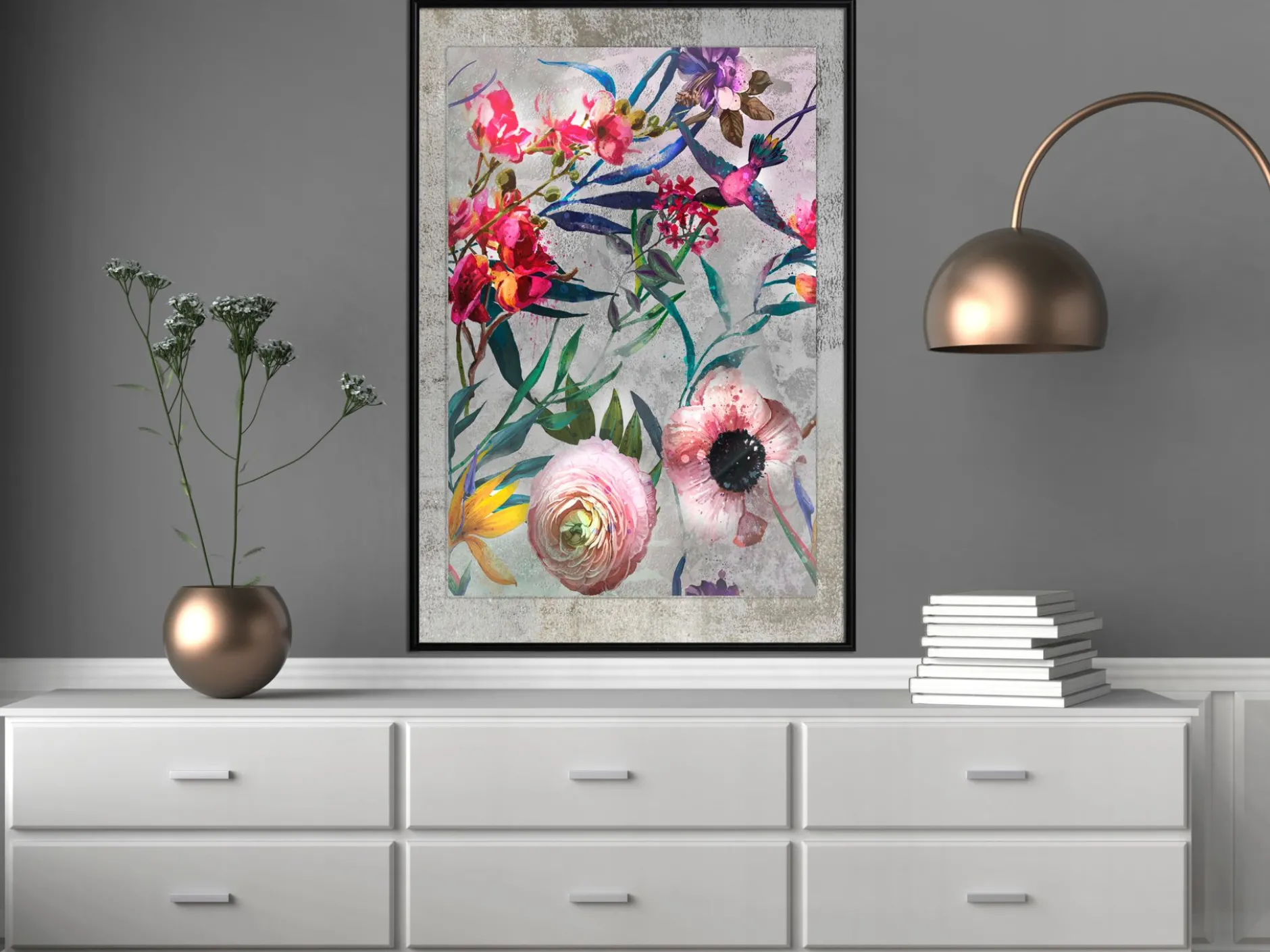 Poster 'Rustic Flowers'