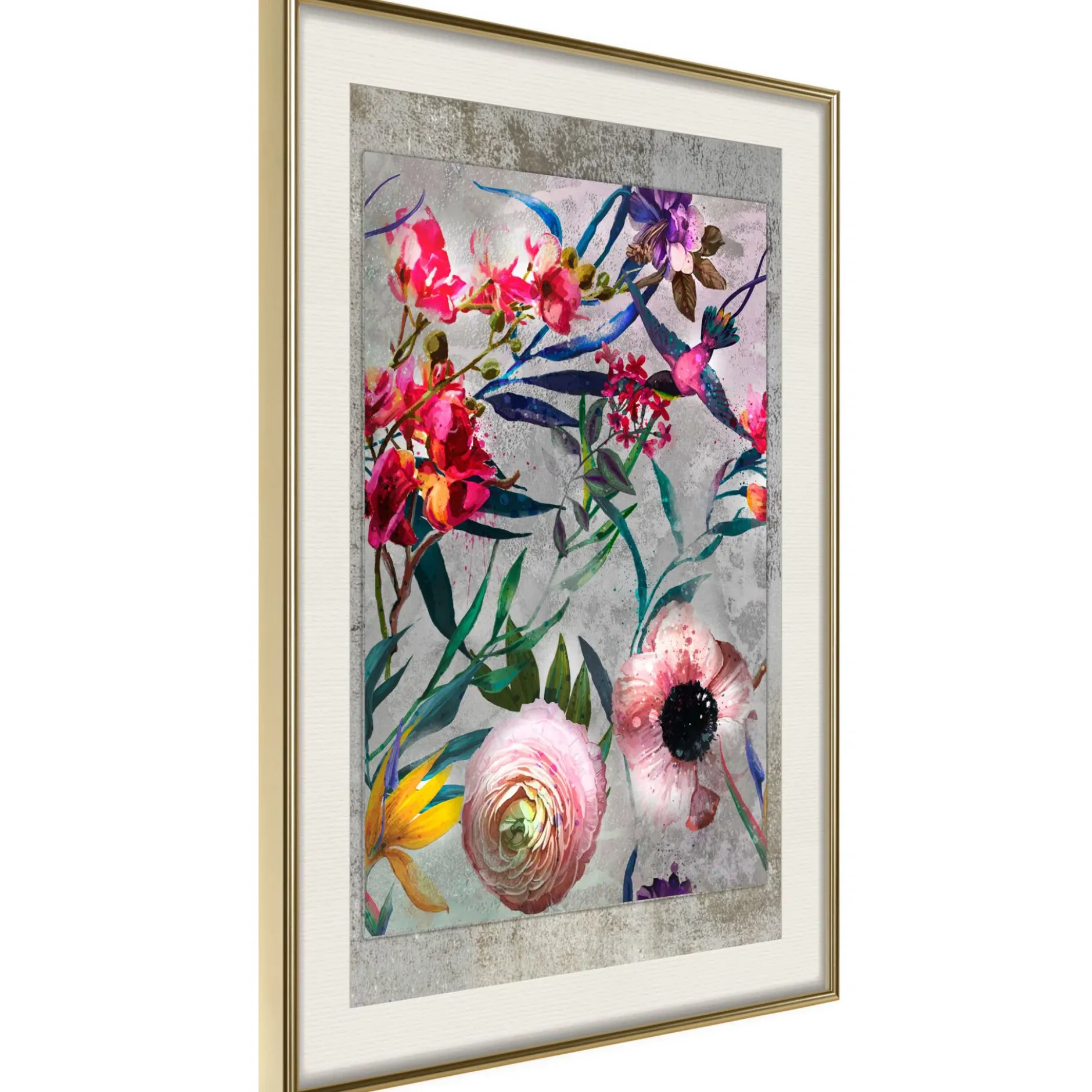 Poster 'Rustic Flowers'