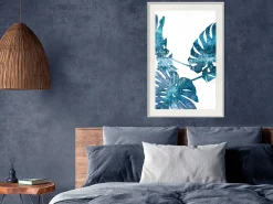 Poster 'Sapphire Monstera'