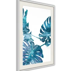 Poster 'Sapphire Monstera'