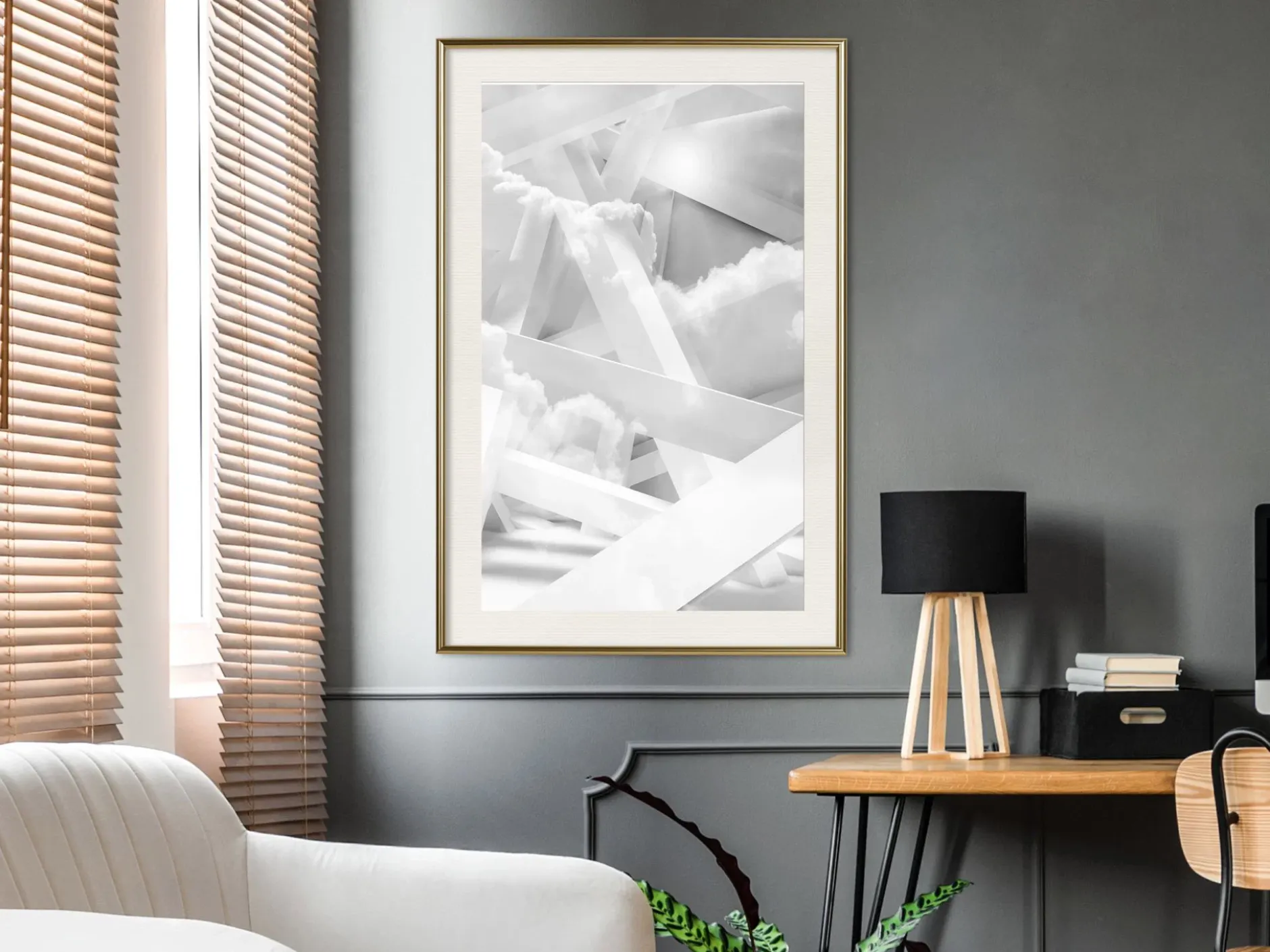 Poster 'Scaffold in the Clouds'