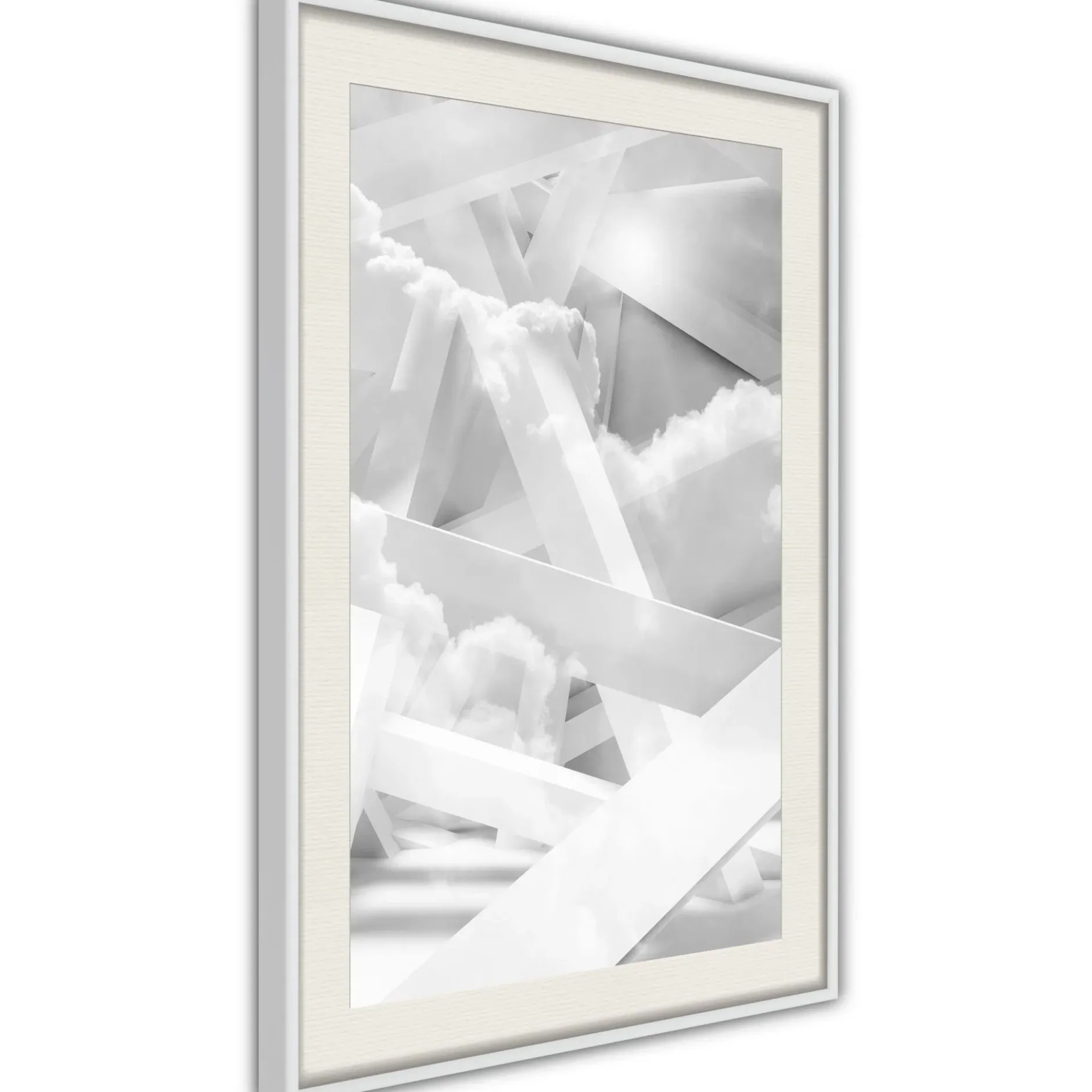 Poster 'Scaffold in the Clouds'