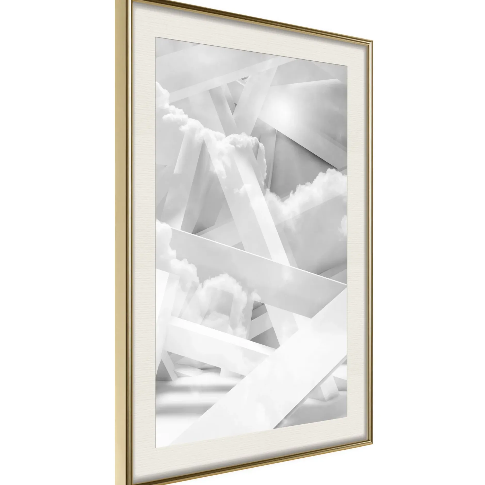 Poster 'Scaffold in the Clouds'