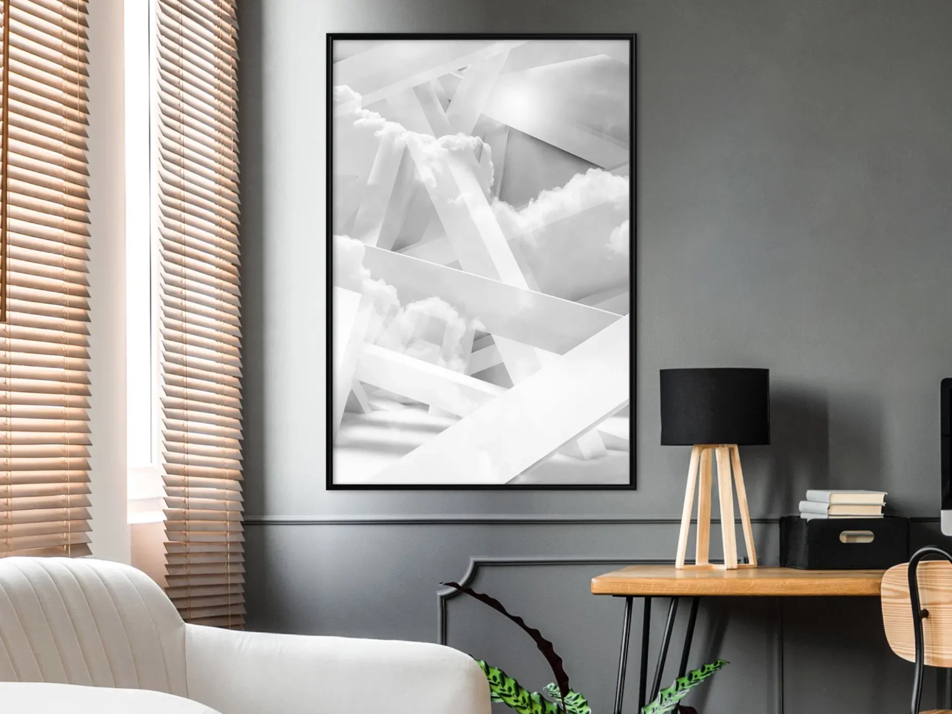 Poster 'Scaffold in the Clouds'