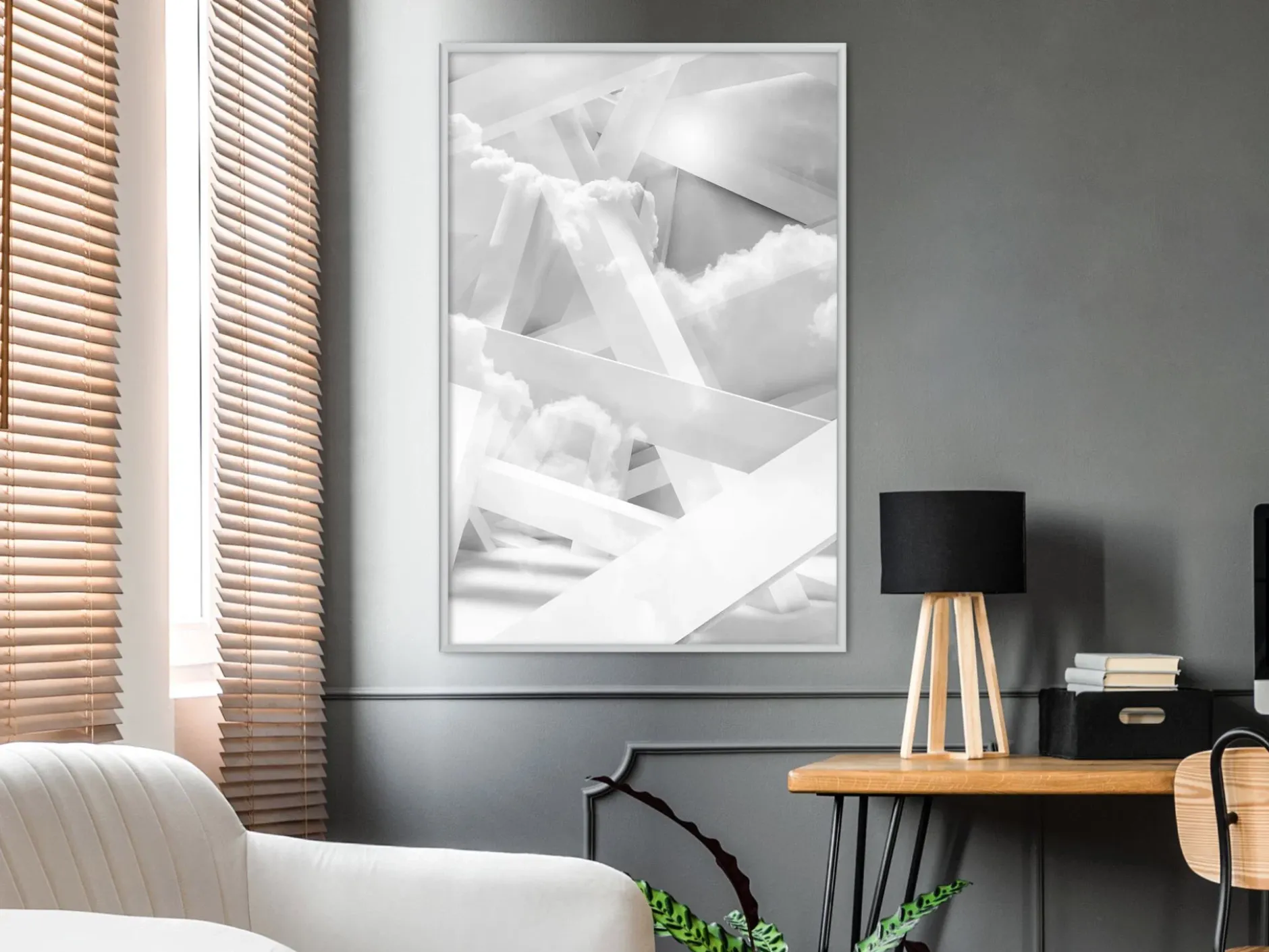 Poster 'Scaffold in the Clouds'