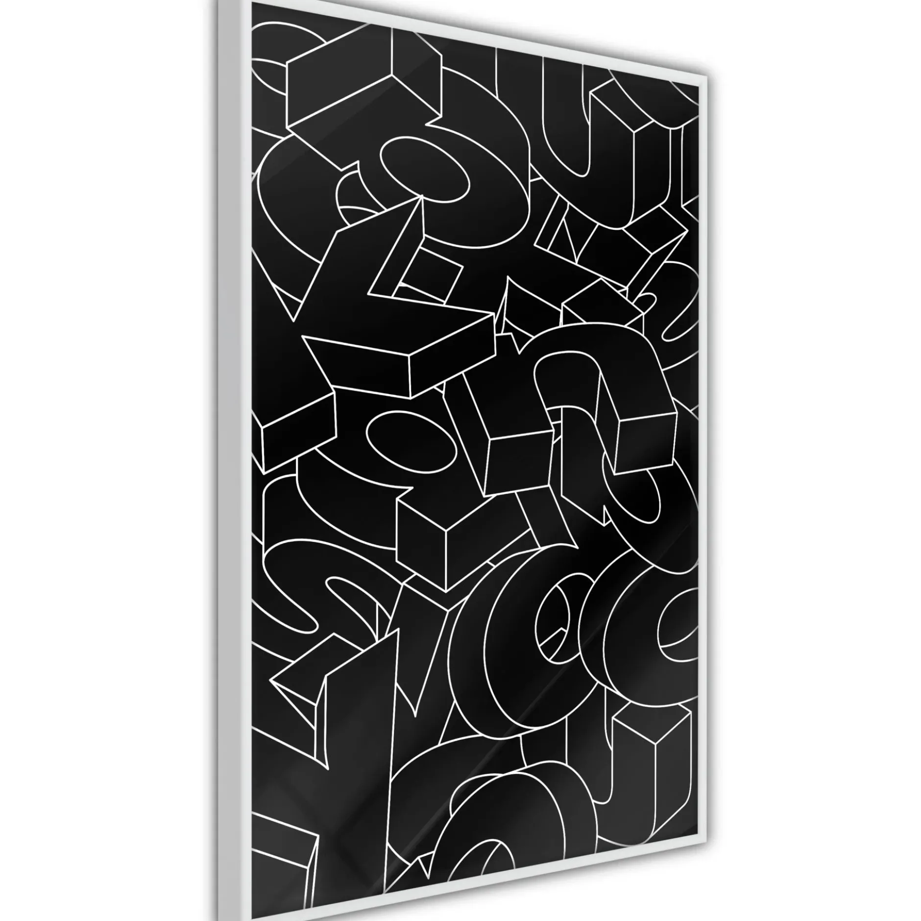 Poster 'Scattered Letters'