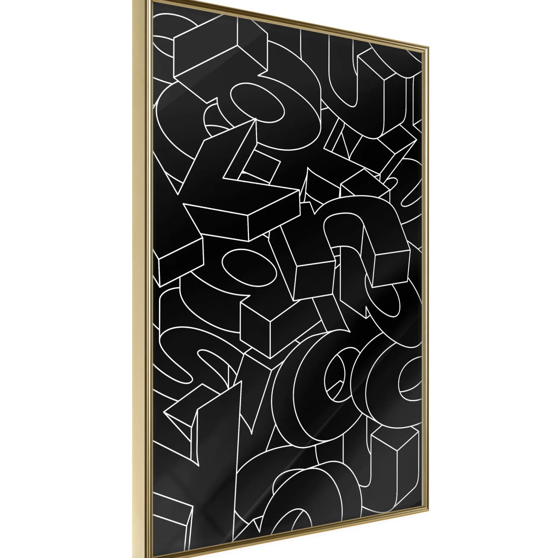 Poster 'Scattered Letters'