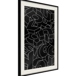 Poster 'Scattered Letters'