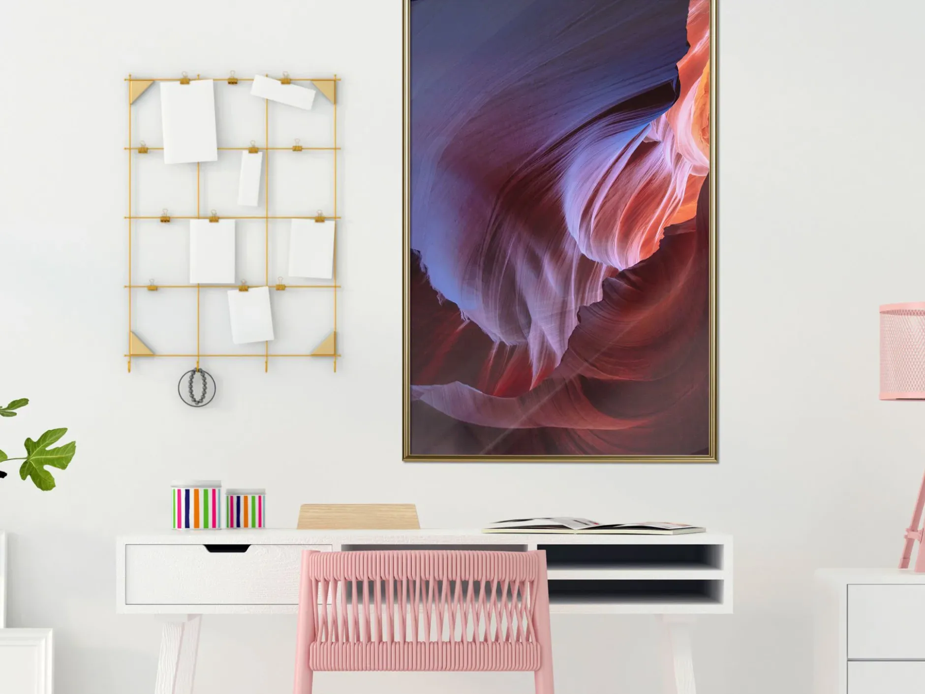 Poster 'Shades of Purple I'