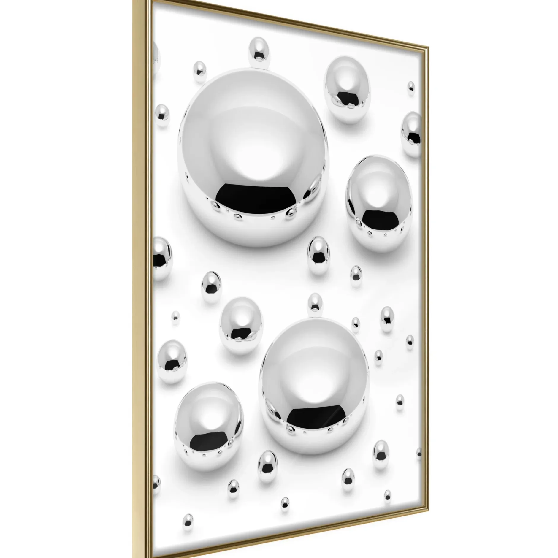 Poster 'Silver Drops'
