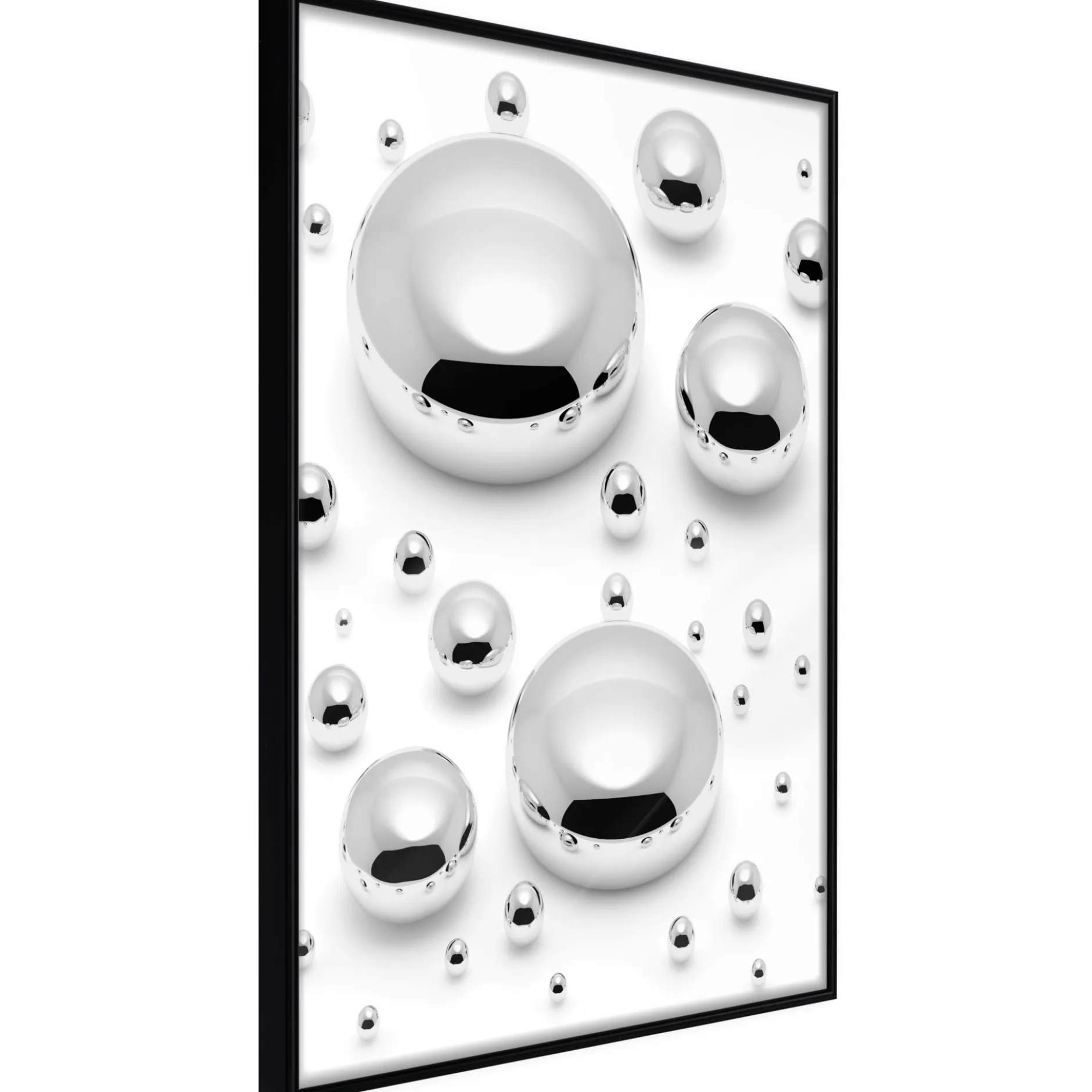 Poster 'Silver Drops'