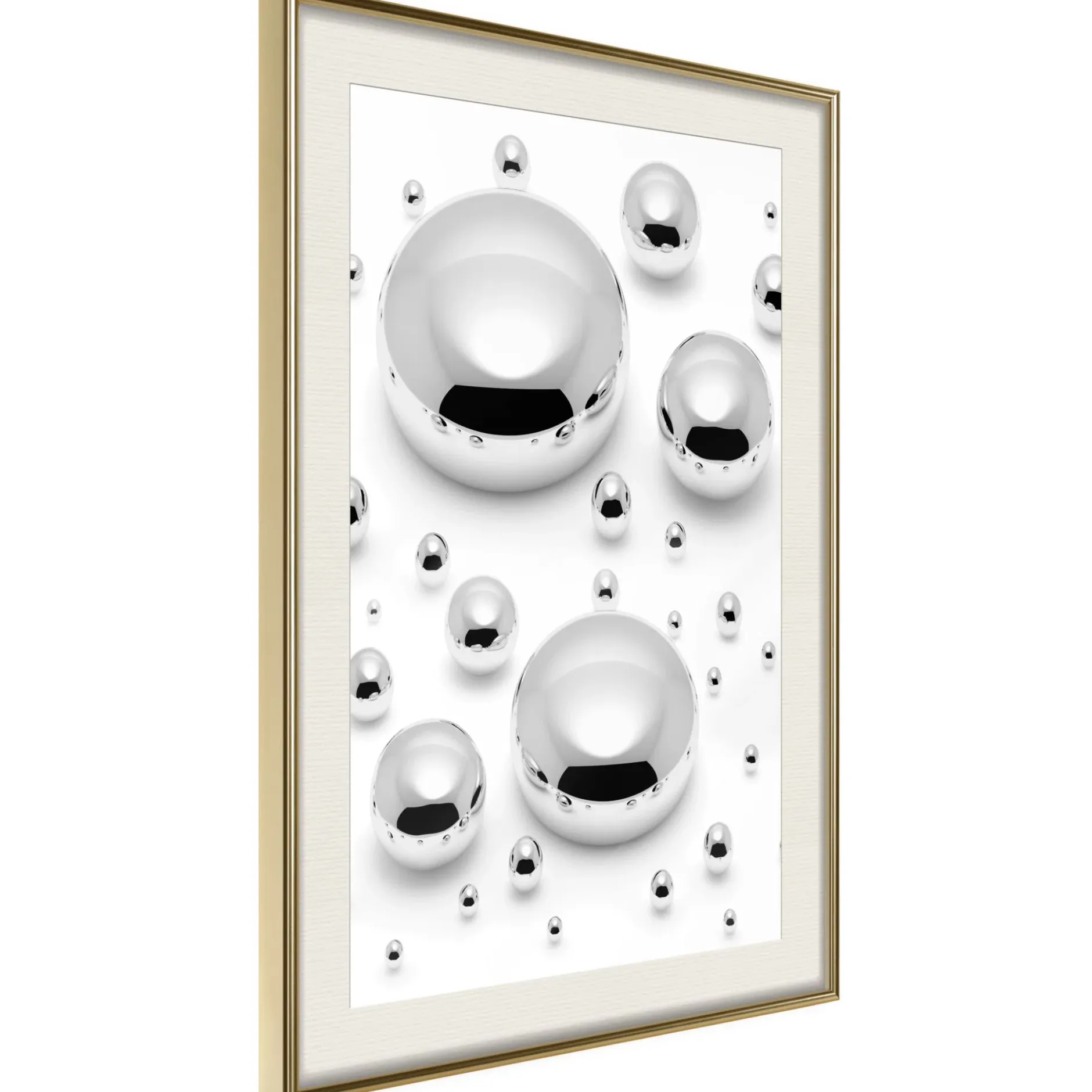 Poster 'Silver Drops'