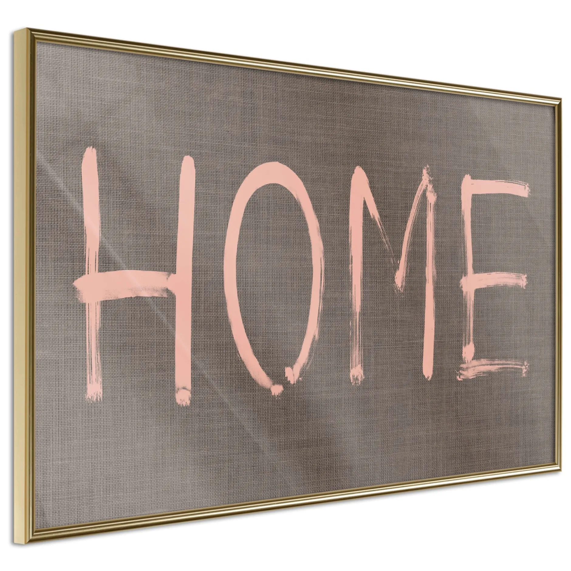Poster 'Simply Home (Pink)'