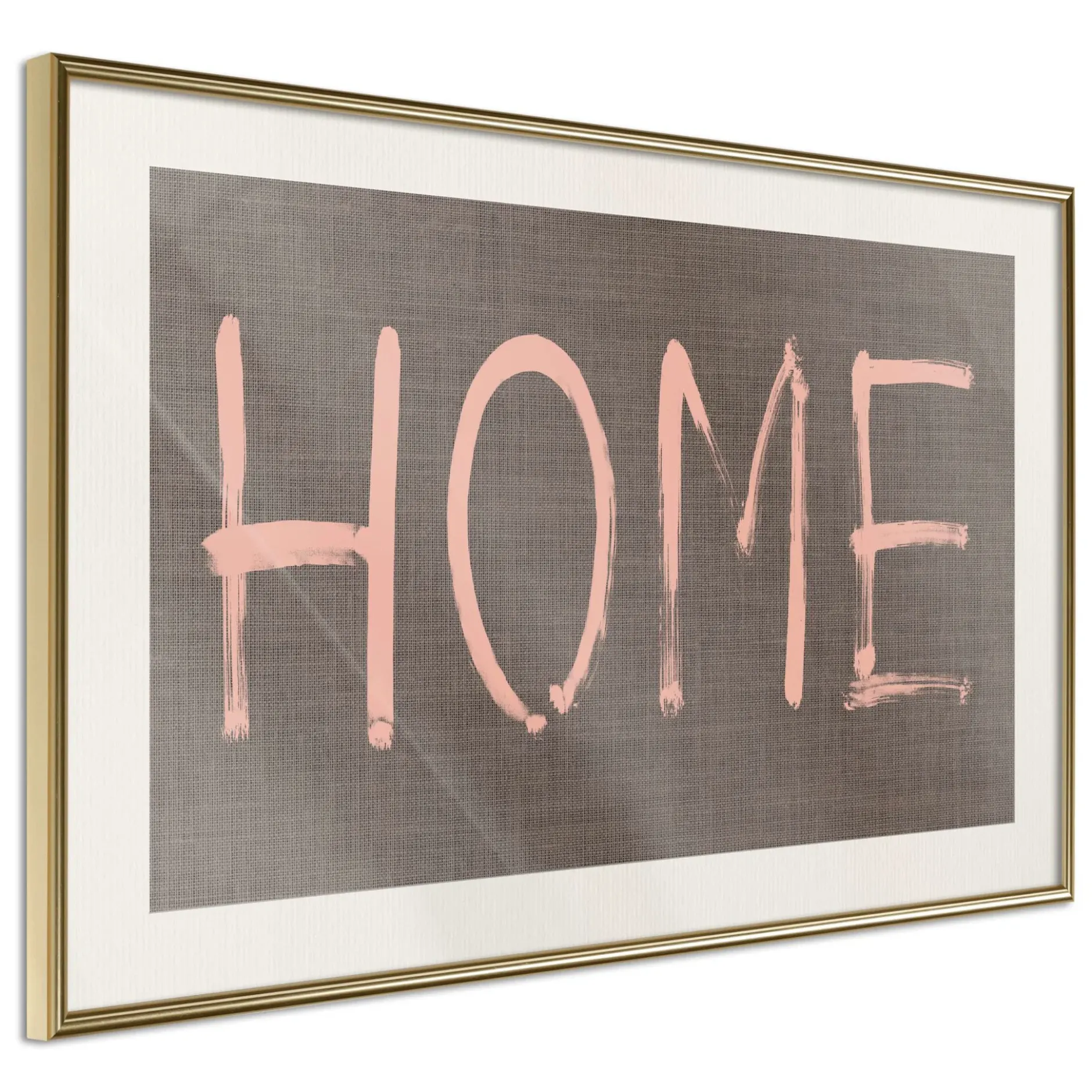 Poster 'Simply Home (Pink)'