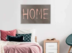 Poster 'Simply Home (Pink)'