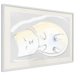 Poster 'Sleepy Kitty'