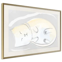 Poster 'Sleepy Kitty'