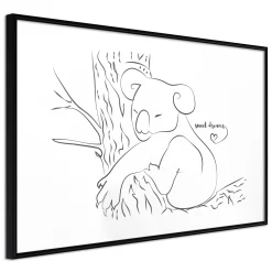 Poster 'Sleepy Koala'