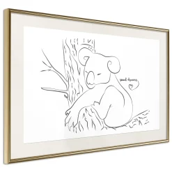 Poster 'Sleepy Koala'