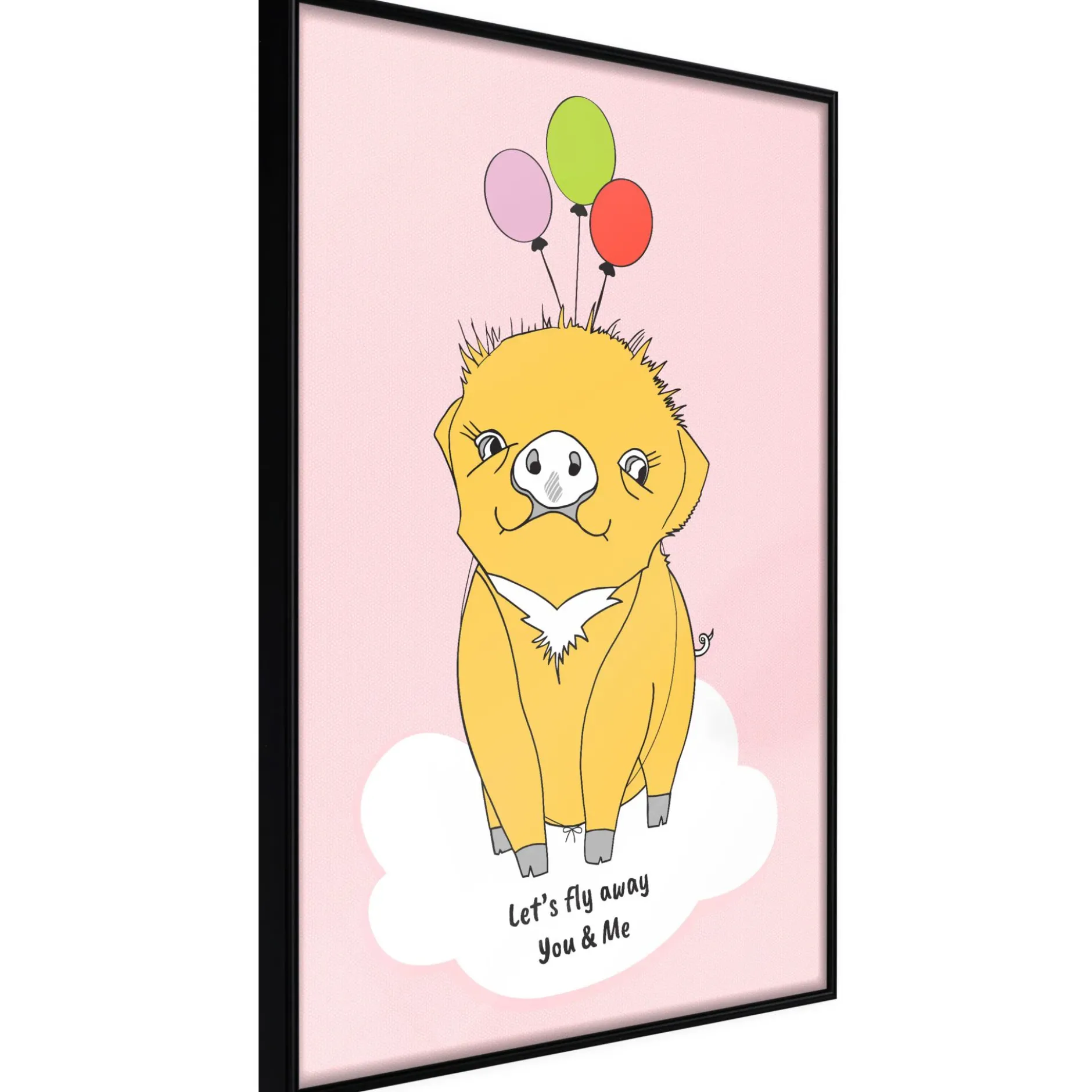 Poster 'Soaring Pig'
