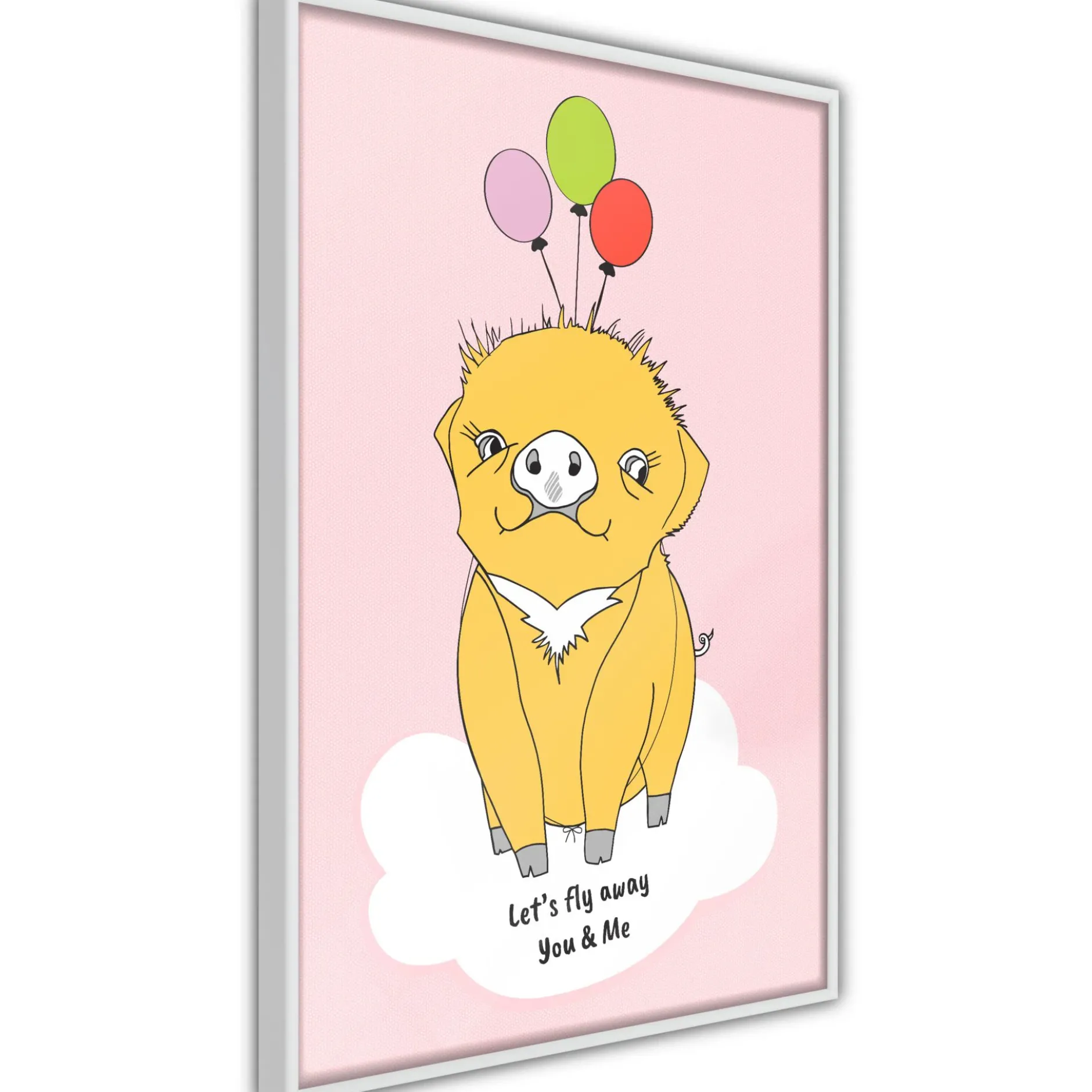 Poster 'Soaring Pig'