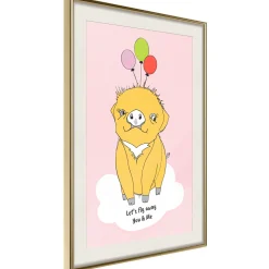 Poster 'Soaring Pig'