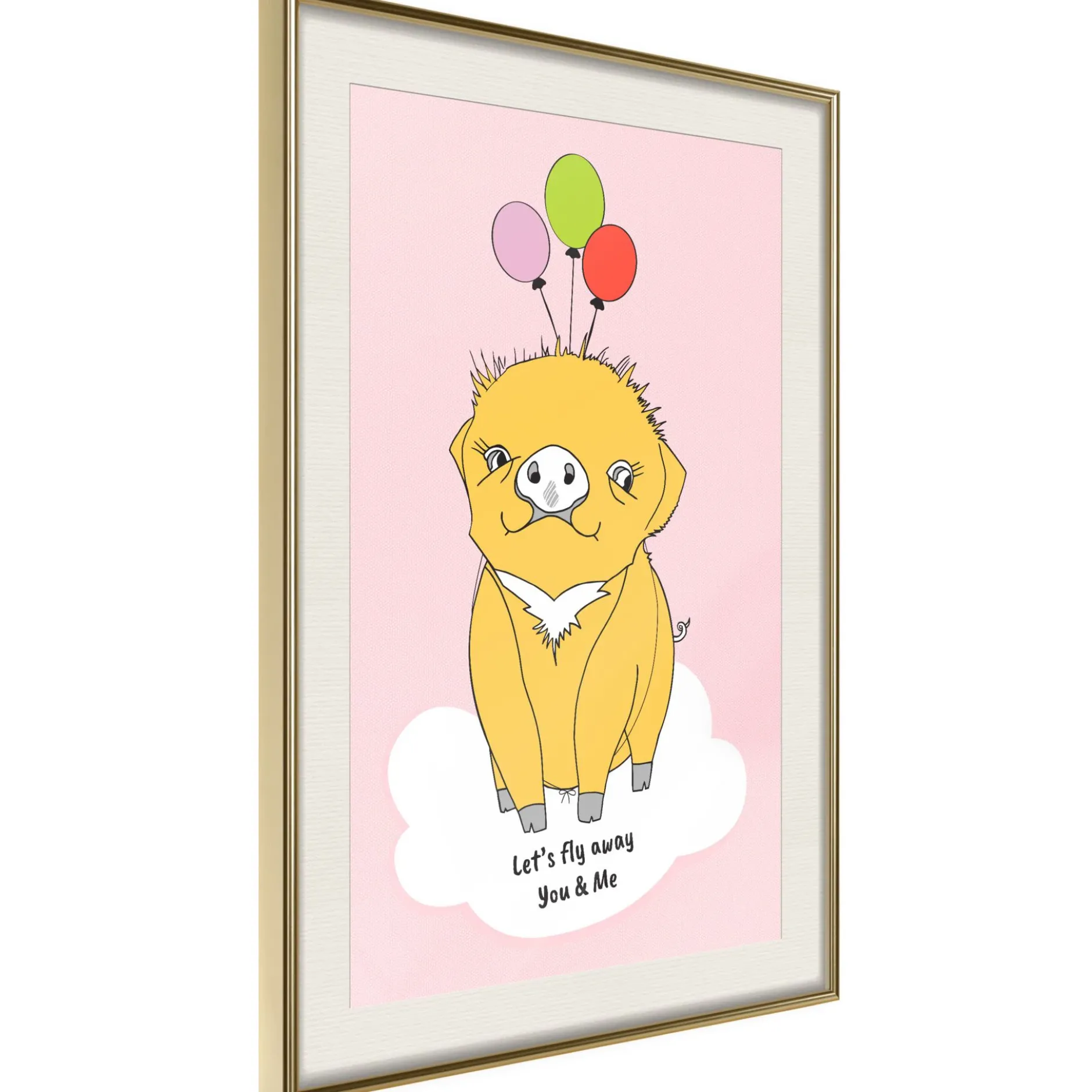 Poster 'Soaring Pig'
