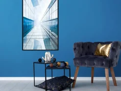 Poster 'Steel and Glass (Blue)'